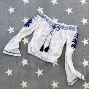 Off the Shoulder Crop Top